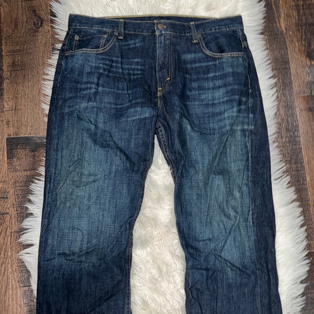 Men's Levis Dark Blue Denim Jeans